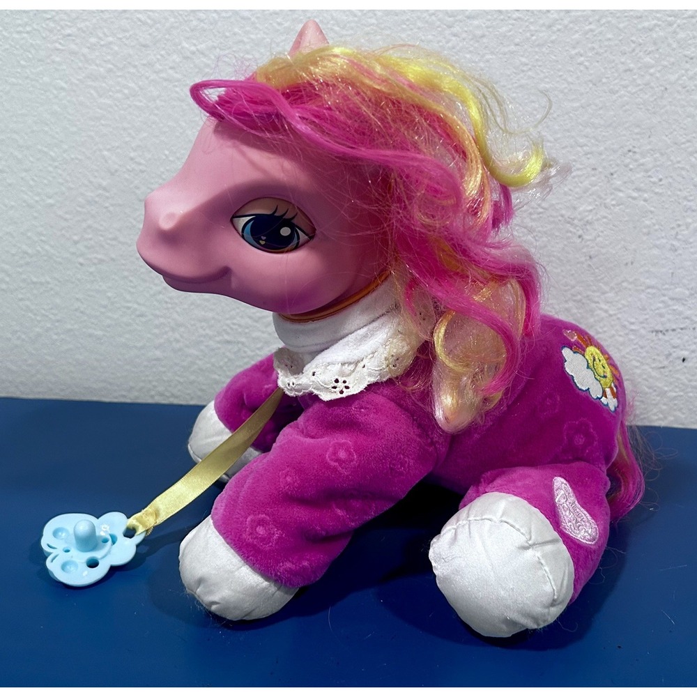 My Little Pony G3 So Soft Good Morning Sunshine Hasbro Vtg 2004 Animated Works!